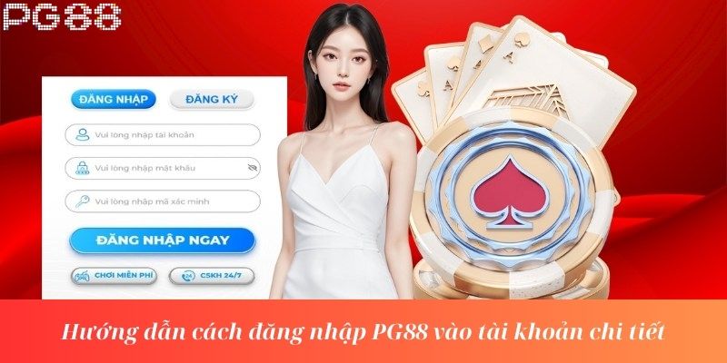 Hướng dẫn cách đăng nhập PG88 vào tài khoản chi tiết